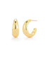 Jumbo Dome Hoop Earrings - 14K Yellow Gold